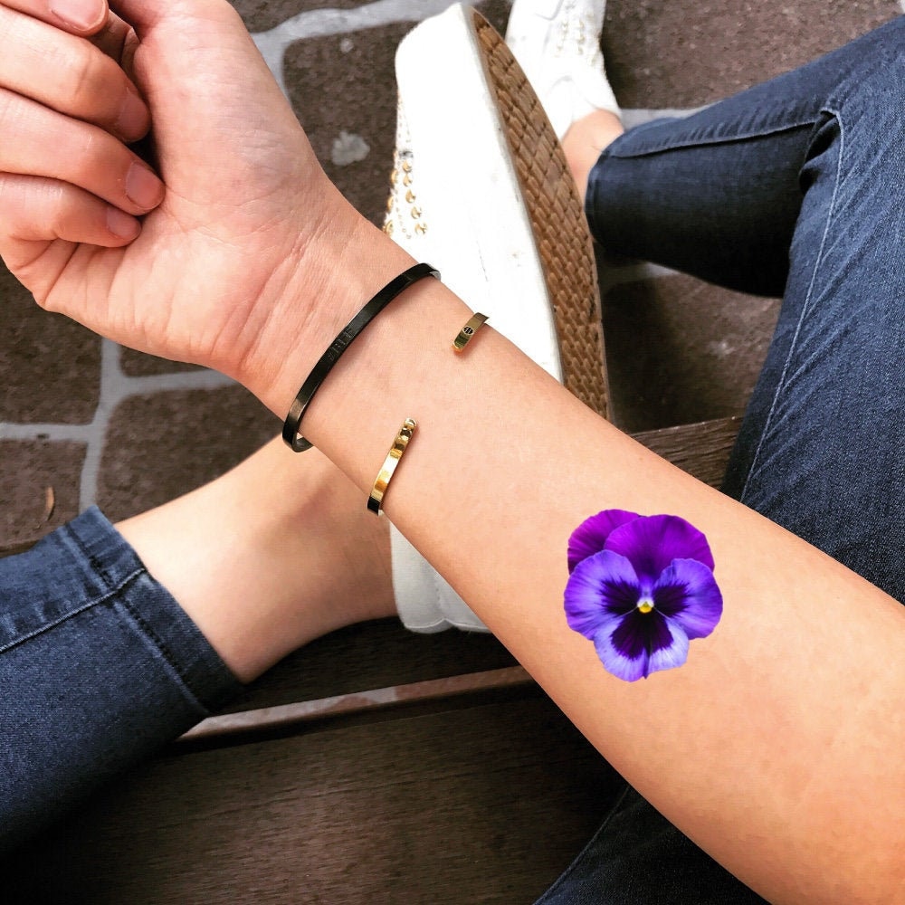 Vibrant Violet Flower Tattoo Ideas  Designs  Tattoo Glee