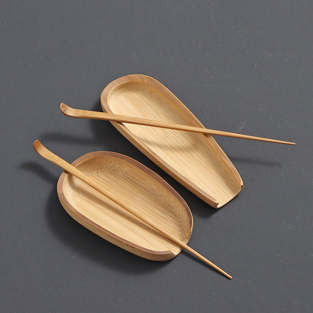 Natural Bamboo Tea Spoon Tea Ceremony Setbamboo Tea Accessories Etsy