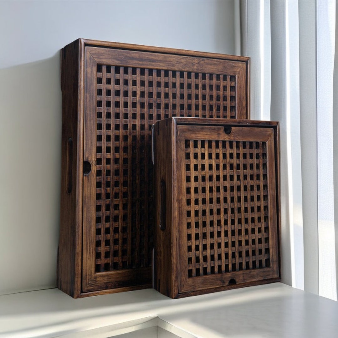 Chinese Bamboo Gong Fu Tea Tray With Drainage Etsy