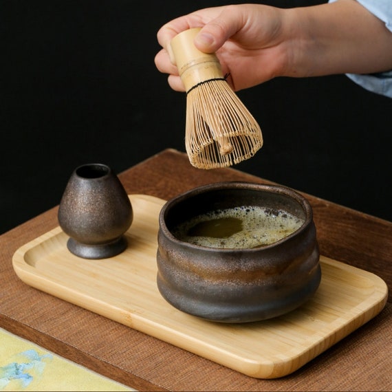 Special Chinese Matcha Tea Making Kit. Bowl, Special Whisk, And Spoon