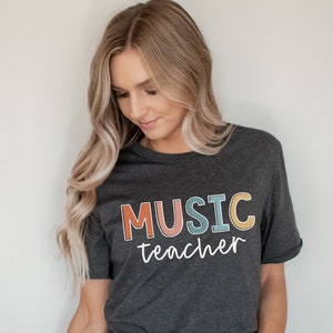 Music Teacher Shirt Music Teacher Gift for Music Teacher Choir Director Band Director Music Professor Teacher Gifts Student Teacher Shirt