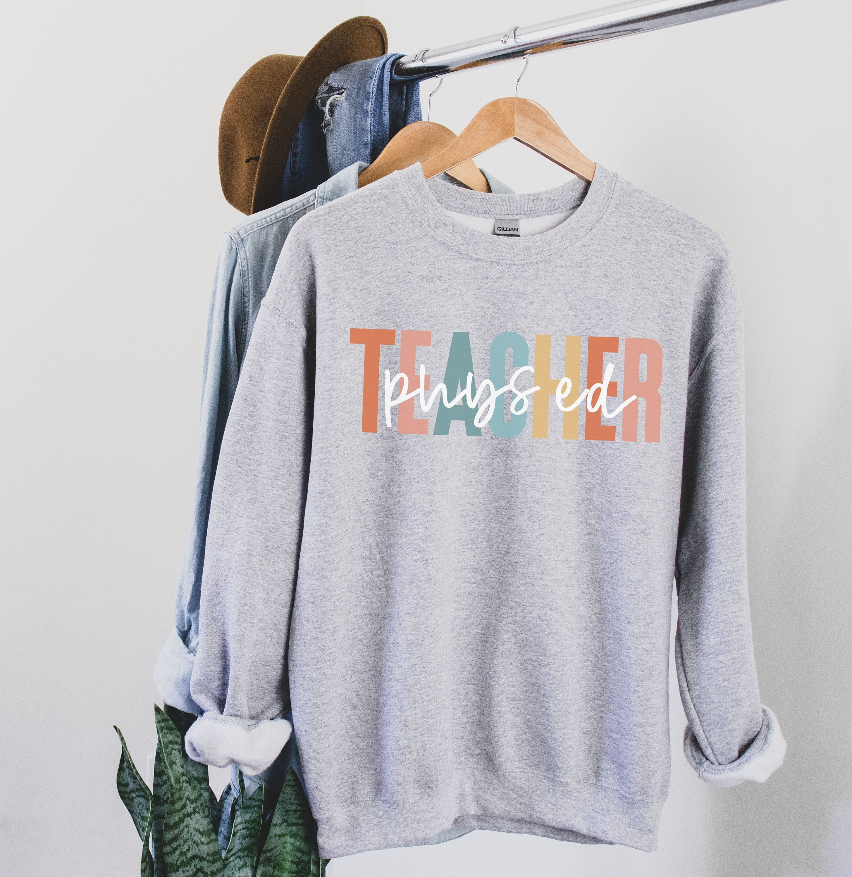 Teacher Appreciation Day T-Shirt Phys Ed Teacher Shirt Physical Education PE Teacher Sweatshirt Gift for PE Teacher Sweater