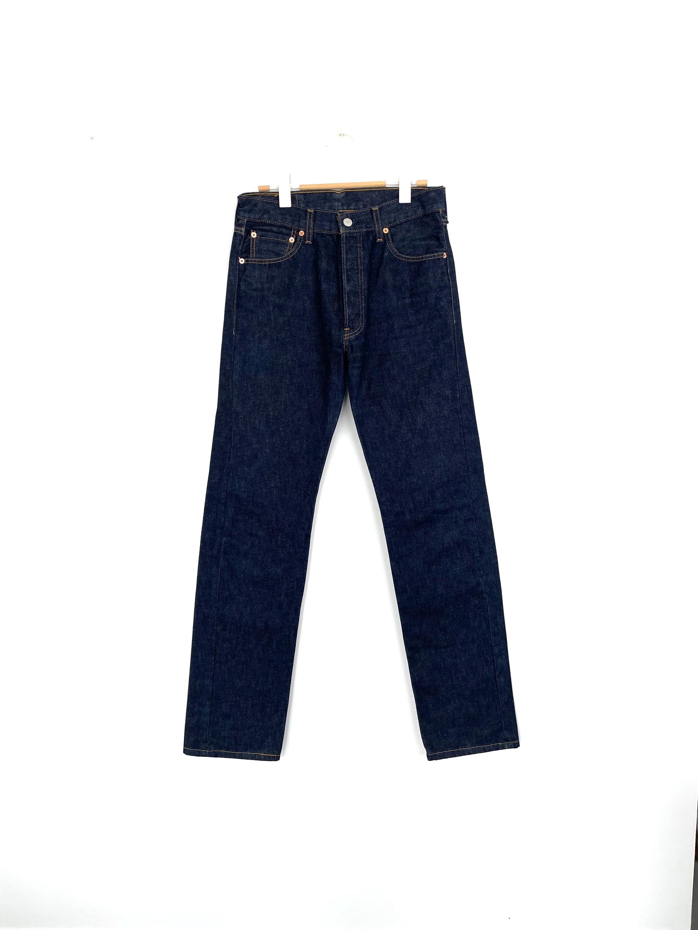 Vintage Levi's 501 Jeans W30 L32 Dark Blue (N.1525) - Etsy