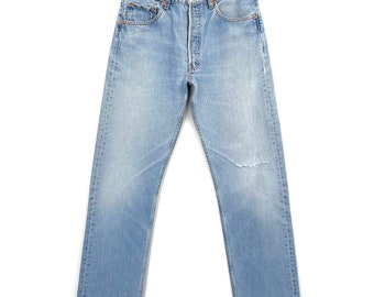 Vintage Levi's 501 jeans W31 L32 Light Blue (N.1536)