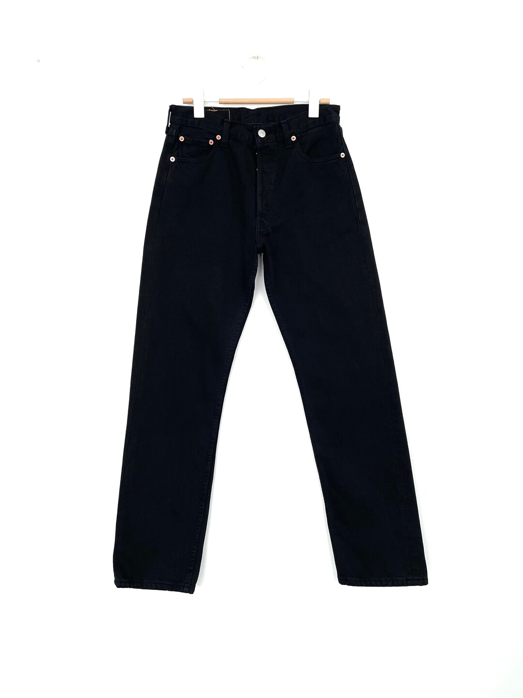 Vintage Levi's 501 Jeans W30 L32 Black (N.1438) - Etsy