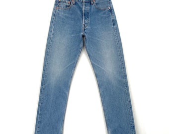 Vintage Levi's 501 jeans W29 L34 Light Blue (N1552.)