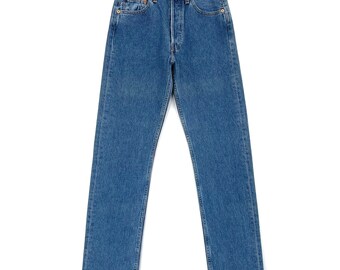 Vintage Levi's 501 jeans W28 L34 Medium Blue Deadstock (N.1545)