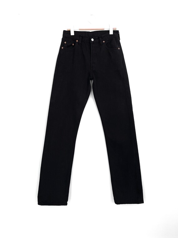80s USA製 Levis501 black denim W29 L34 Vintage Levi's 501 Jeans W29 L34 Black (N.1573) - Etsy