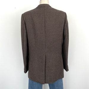 Vintage Wool Blazer oversized brown_Straight fit, pure wool image 9