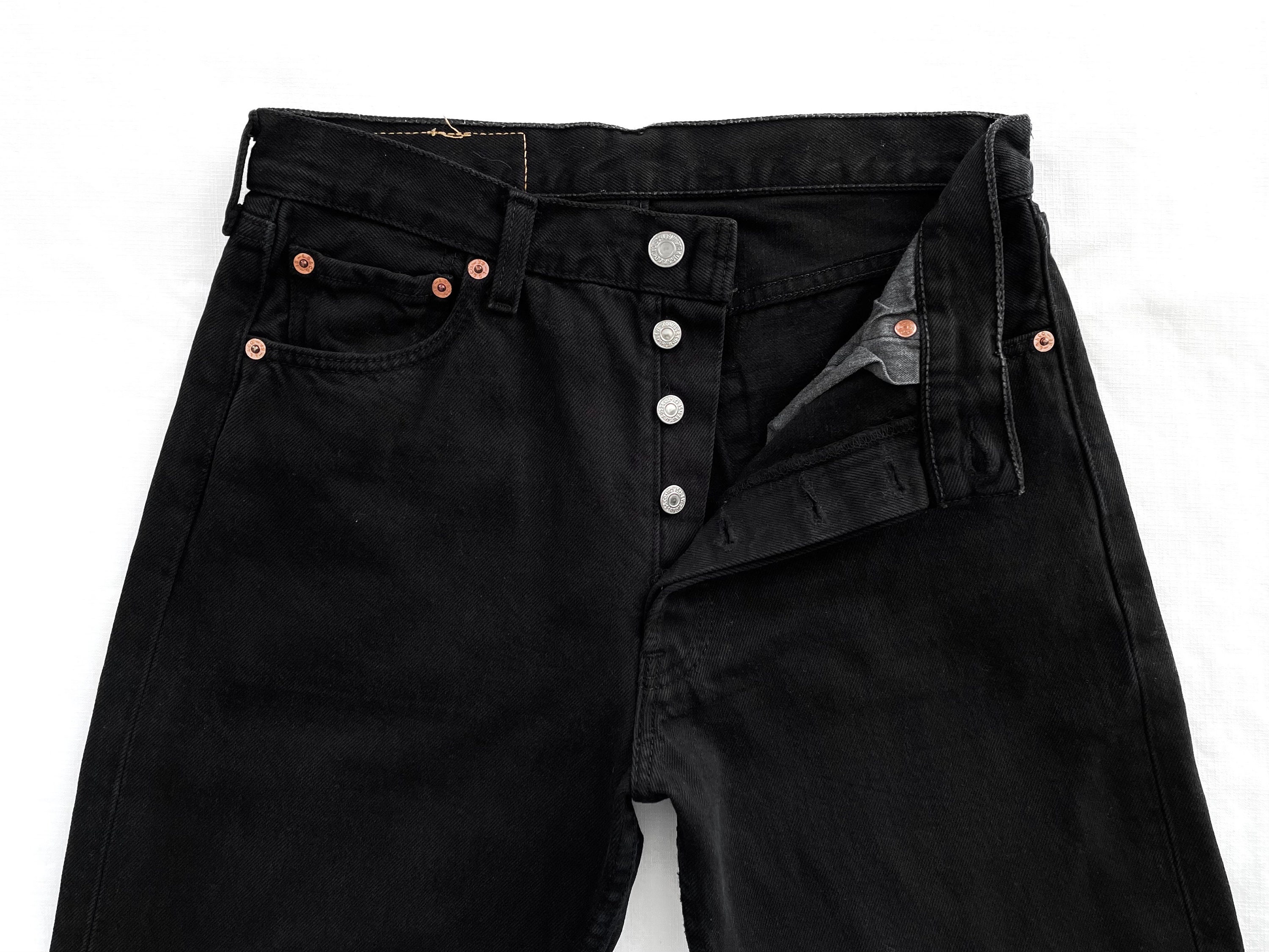 Vintage Levi's 501 Jeans W30 L32 Black (N.1438) - Etsy