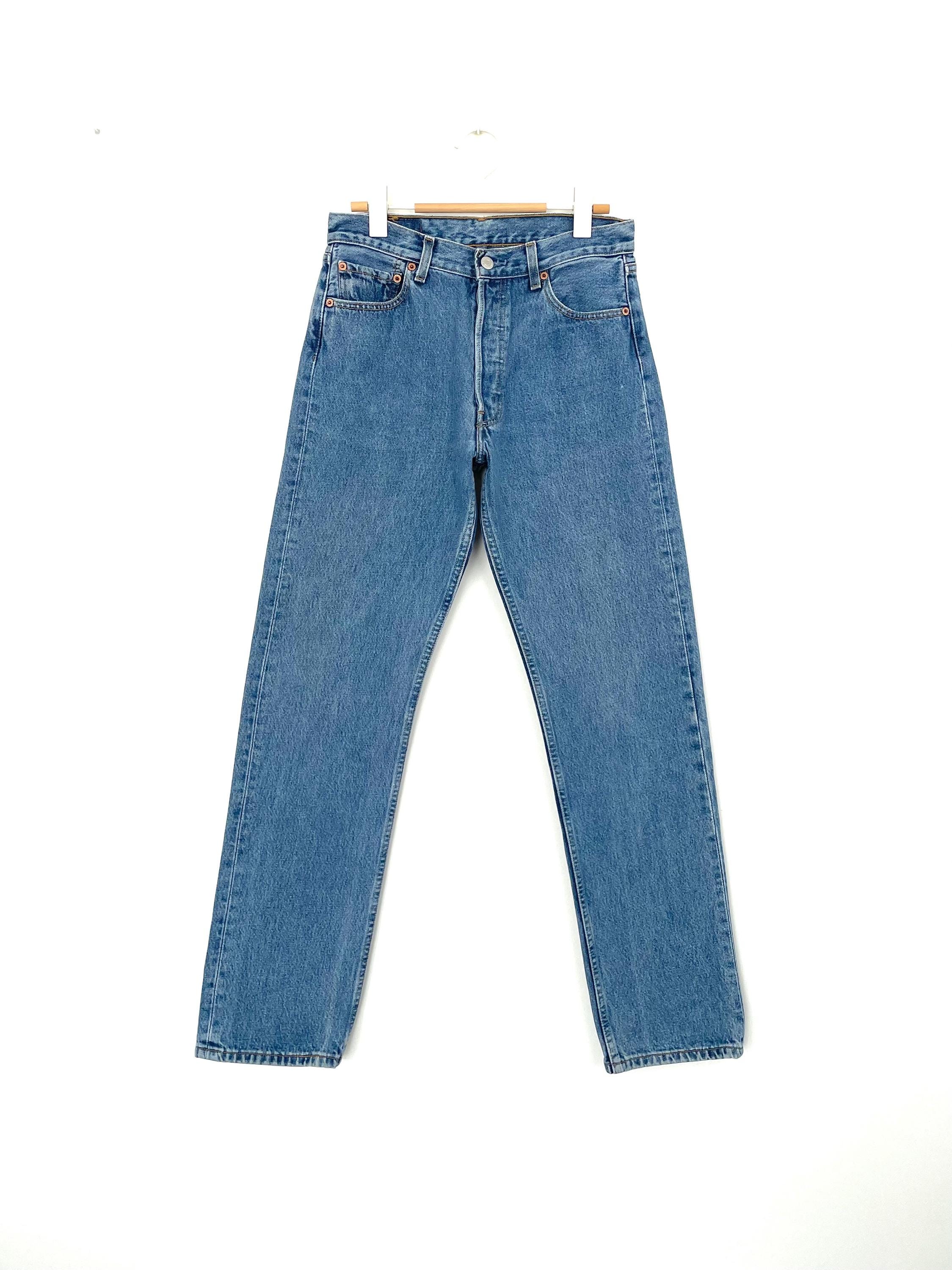 【Levi's】 Levi's501 W30L32 Vintage Levi's 501 Jeans W30 L32 Medium Blue (N.1667) - Etsy