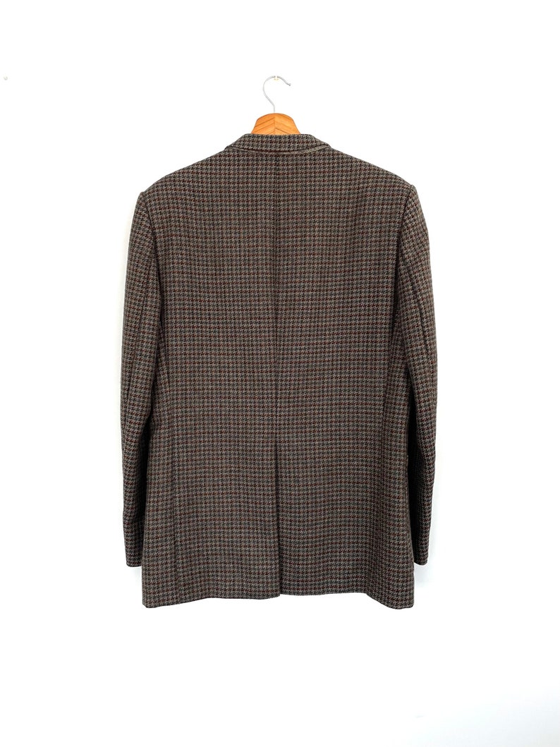 Vintage Wool Blazer oversized brown_Straight fit, pure wool image 2