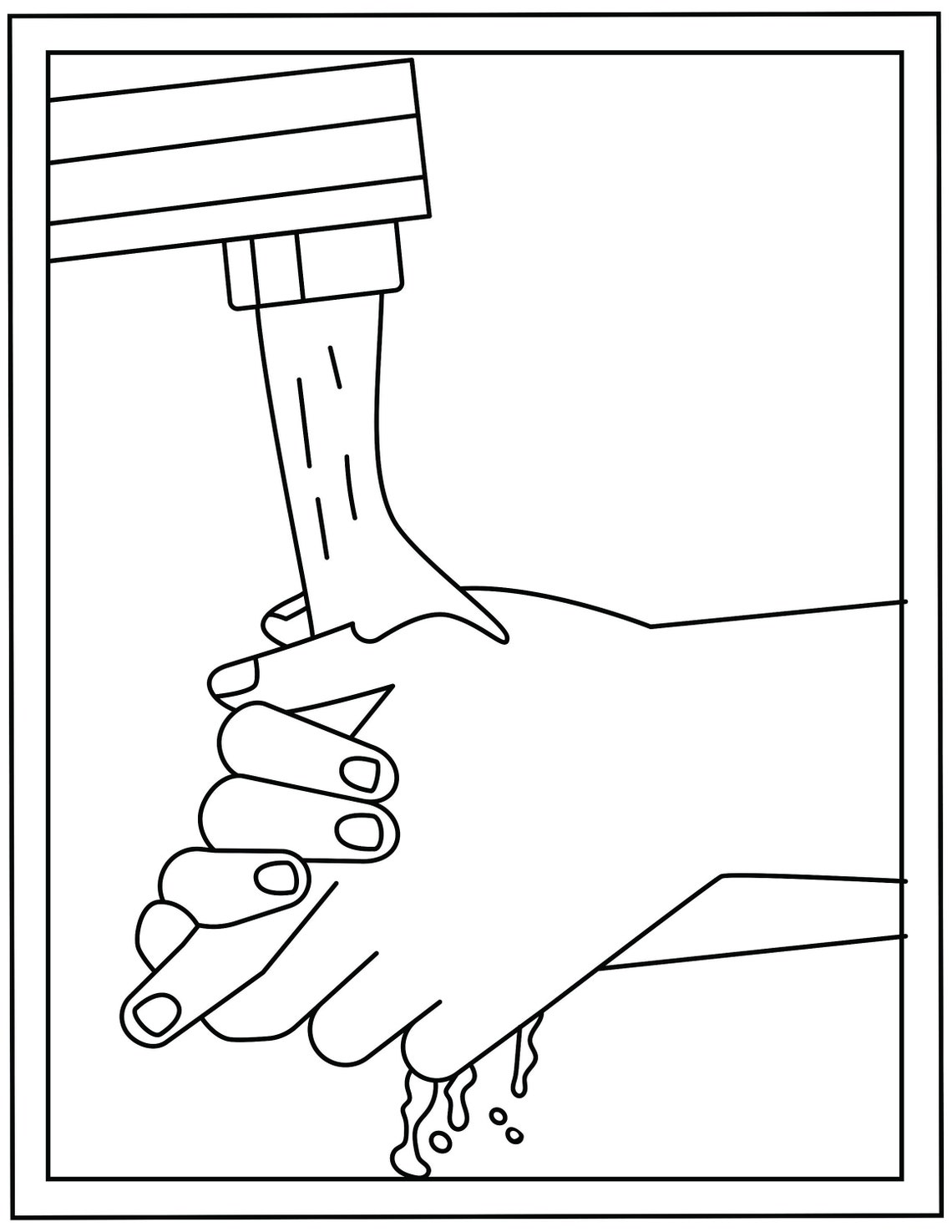 16 x Hands Hygiene Colouring Pages 8.5inch x 11inch premium | Etsy