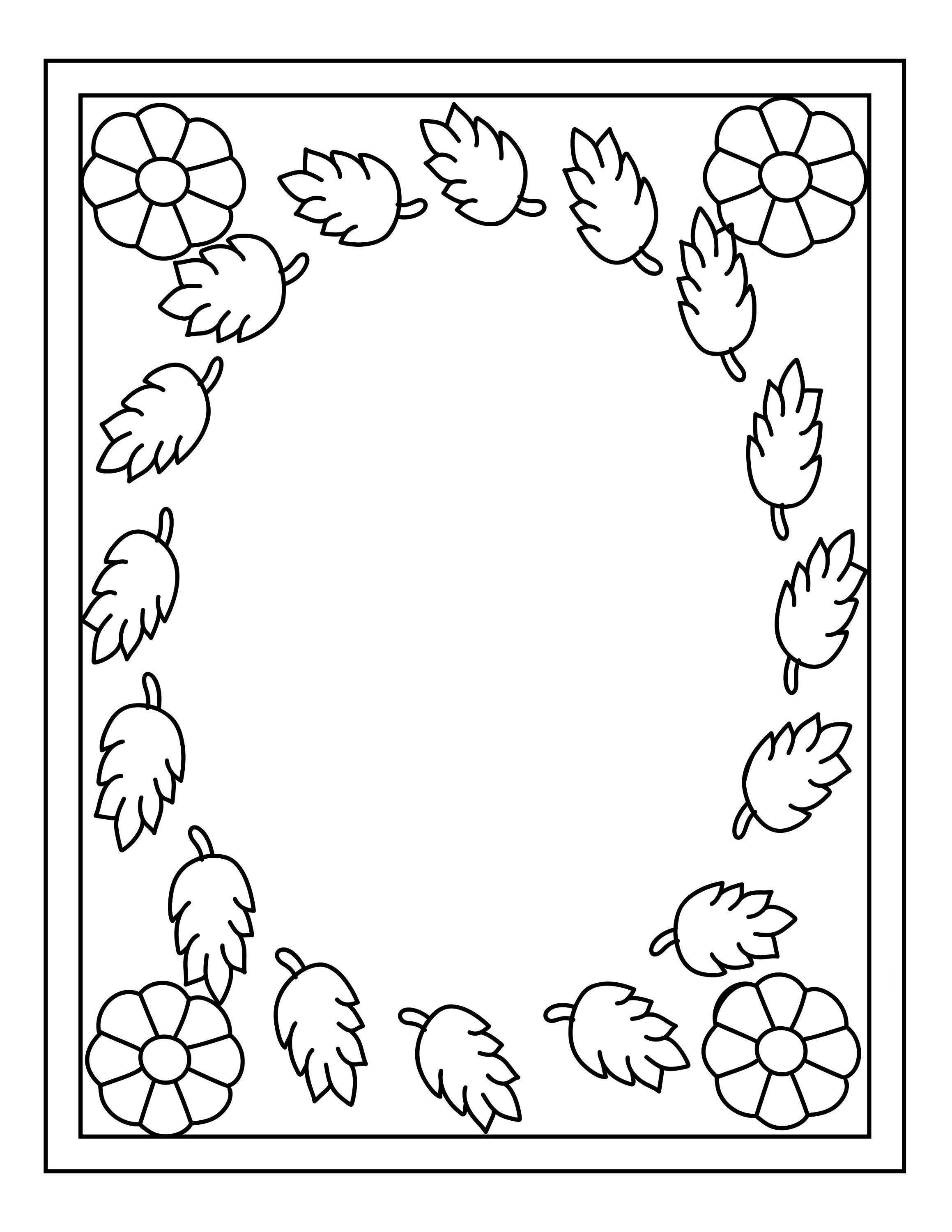 16 x Borders Colouring Pages 8.5inch x 11inch premium | Etsy