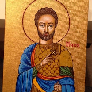 Saint Mina - Orthodox Icon