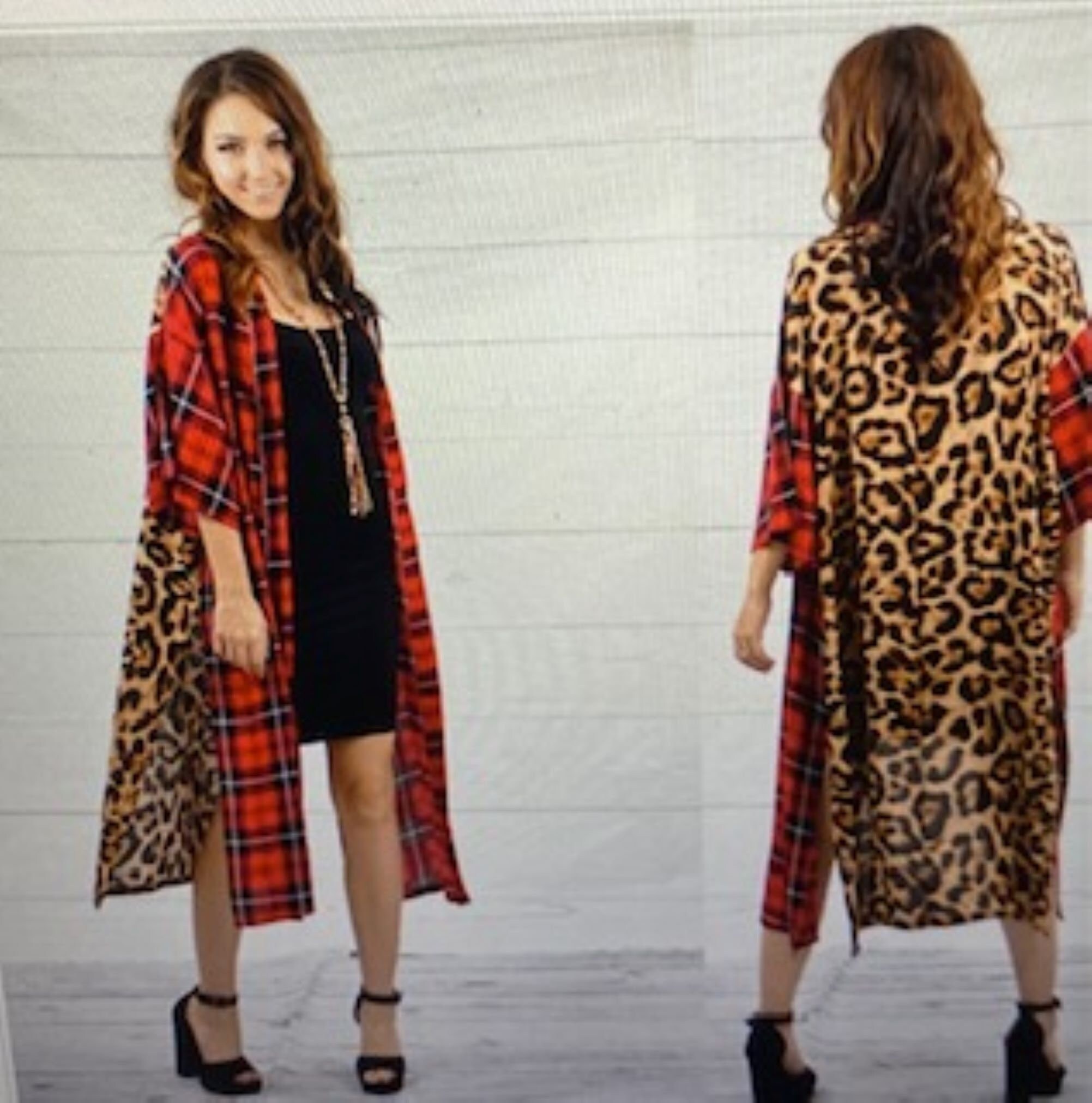 Cheetah Kimono - Etsy