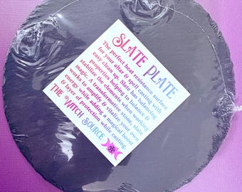 Slate Plate for Ritual & Magick