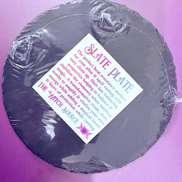 Slate Plate for Ritual & Magick