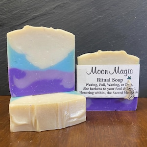 Moon Magic Ritual Soap, lunar eclipse scented soap