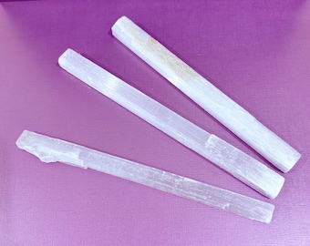Selenite Wands 7" to 8"