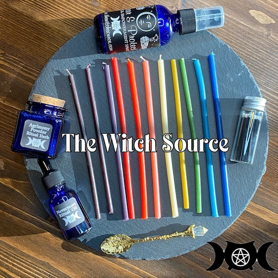 Beeswax Ritual Candles Etsy