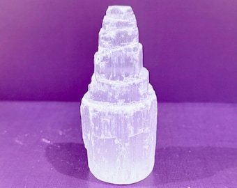 Selenite Tower 4"