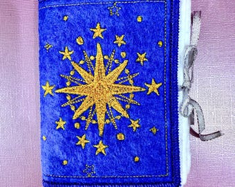 Sun Moon Stars Needle Enamel Pin Book Witchy Storage Fantasy Decor