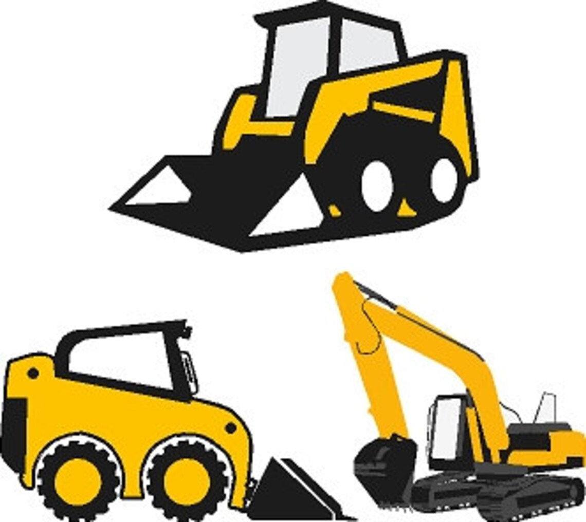 Mulch Skid Steer / Mulching Skid Steer Logo Components / Etsy