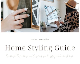 Interior Design Styling Guide Canva Template &amp; Pdf Download Interior ...