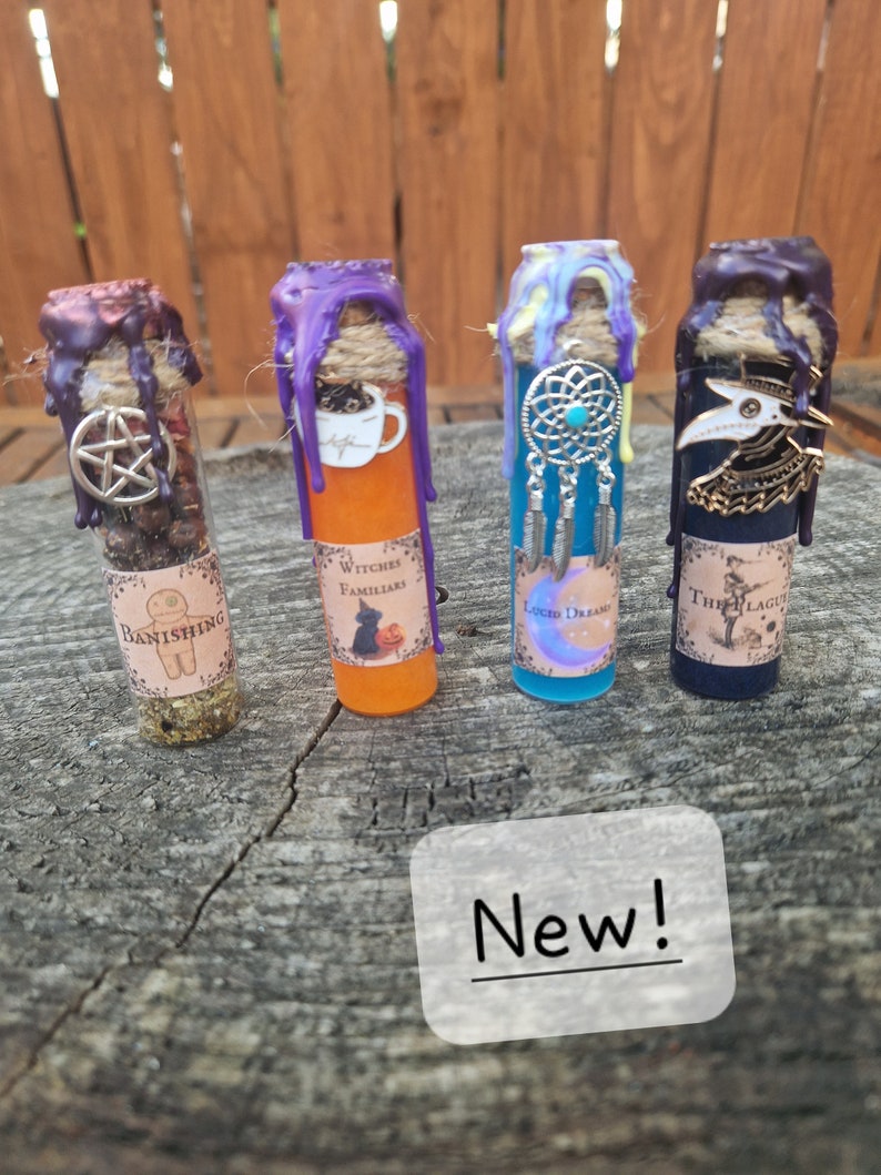 Colour-changing Potions/Apothecary Potions/Magical Potions/shimmering potions/Witch Potion Bottles/Witches Apothecary/ OFFER in description image 4