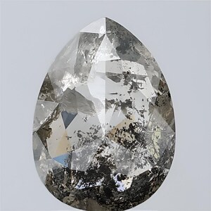 Diamante naturale a forma di pera da 2,44 CT, 9,9*7,4 MM, sale e carta