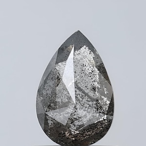 Diamante naturale a forma di pera da 0,67 CT, 7,3*4,7 MM, sale e carta