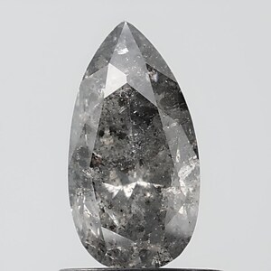1,02 CT, 8,8*4,6 MM, diamante naturale a forma di pera, sale e carta