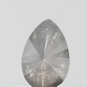Diamante naturale a forma di pera da 0,36 CT, 5,9*3,9 MM, sale e carta
