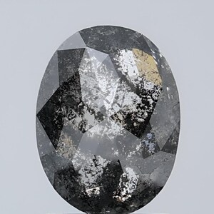 Diamante naturale di forma ovale da 1,23 CT, 8,19*6,1 MM, sale e carta