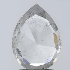 Diamante naturale a forma di pera da 1,45 CT, 10,5*8,7 MM, sale e carta