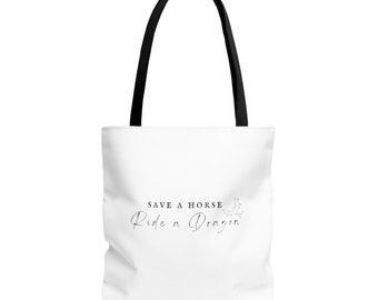 Fourth Wing Tote Bag | Dragons | Rider Quadrant | Xaden | Romantasy | Fantasy | Bookish | Booktok | Book Lover | Iron Flame