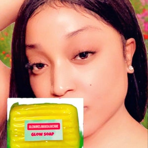 glow face and body soap