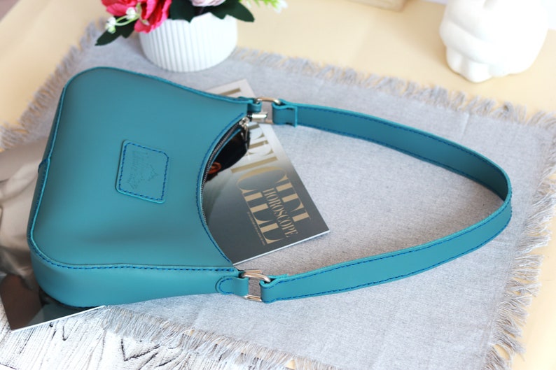 Personalized Leather Crossbody Bag for Women, Handmade Leather Bag, Small Leather Handbag Womens, Women Handbag, Christmas Gift for Her image 9