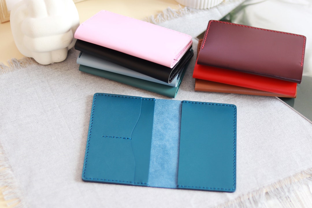 Leather Passport Travel Organizer Leather Passport Case Etsy