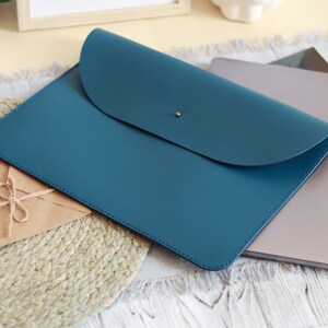 Sleek and Stylish Leather MacBook Sleeve, a Perfect Fit for Your 13 inch MacBook, Exceptional Durability and Protection, Ultimate Gift image 9
