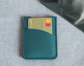 Personalized credit card wallet, id card holder, Card holder wallet, Minimalist credit card holder, Custom Card Holder, Slimline Design