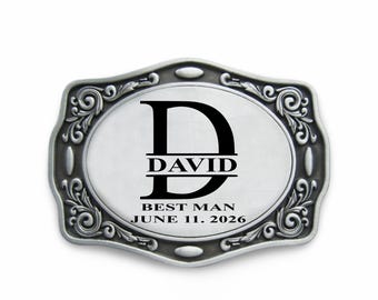 Engraved NAME Belt Buckle, Personalized Belt Buckle, Groomsman Belt Buckle, Cowboy Belt Buckle