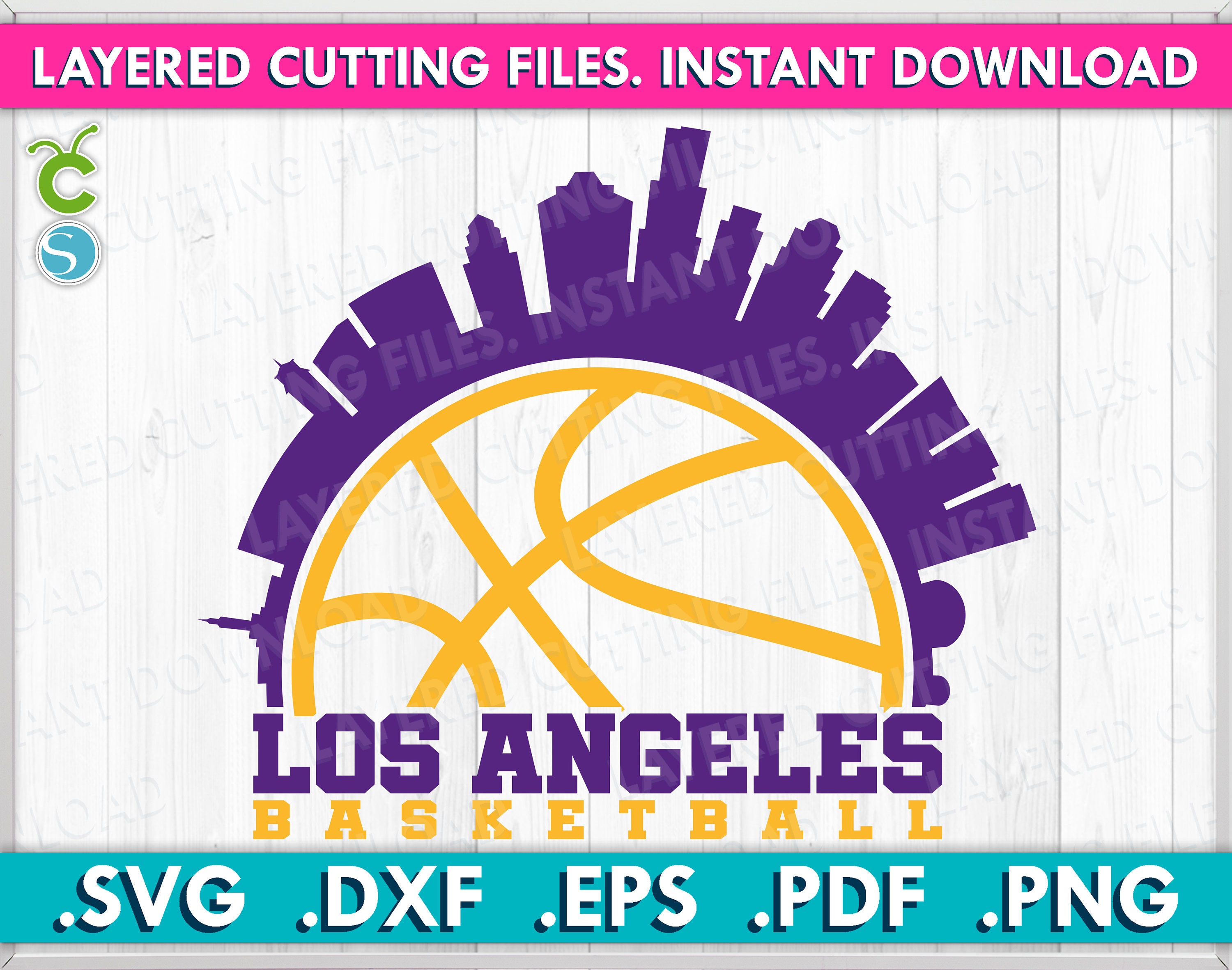 Los Angeles Lakers Svg Files for Cricut and Silhouette - Lakers