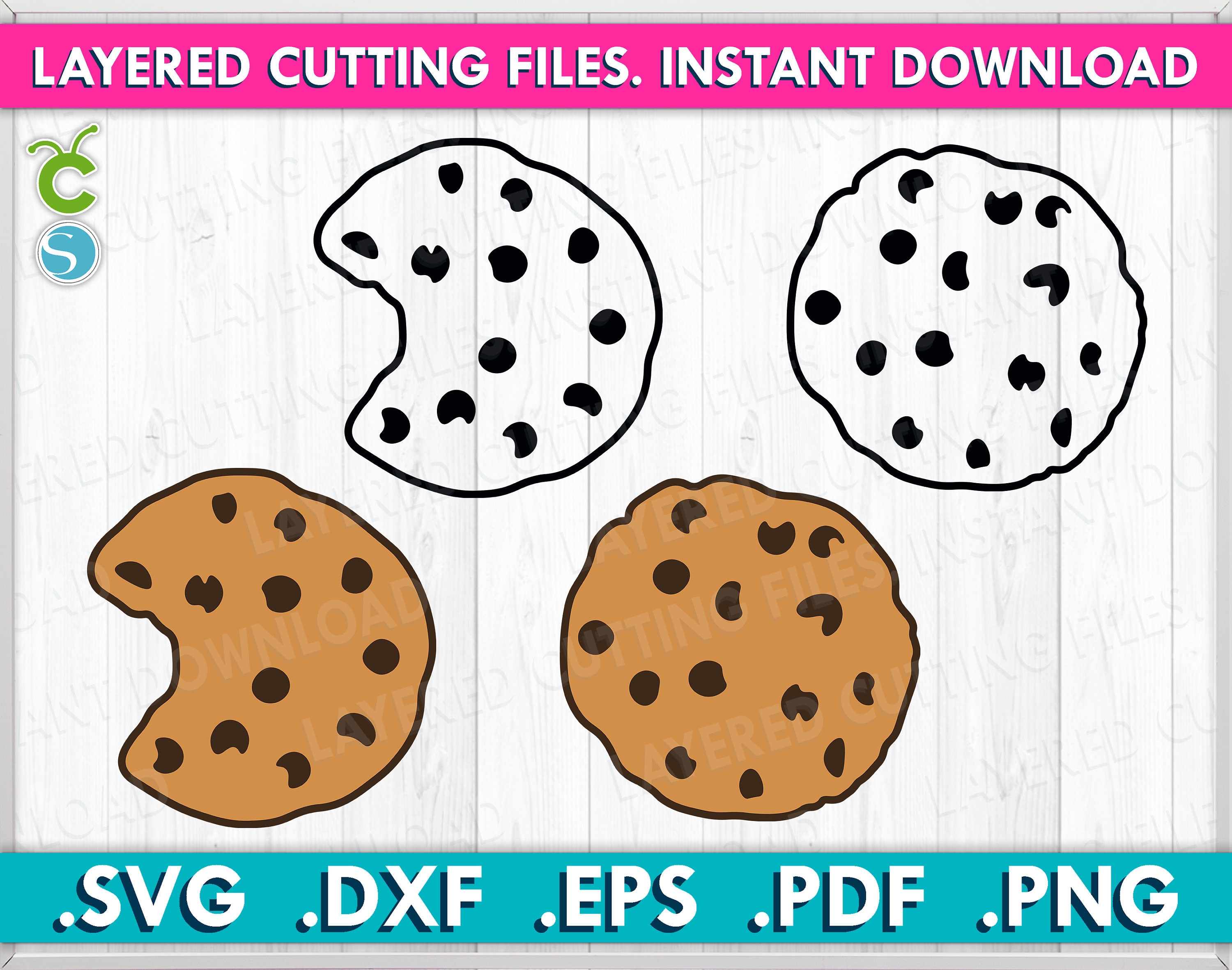 Chocolate Chip Cookie Template Printable