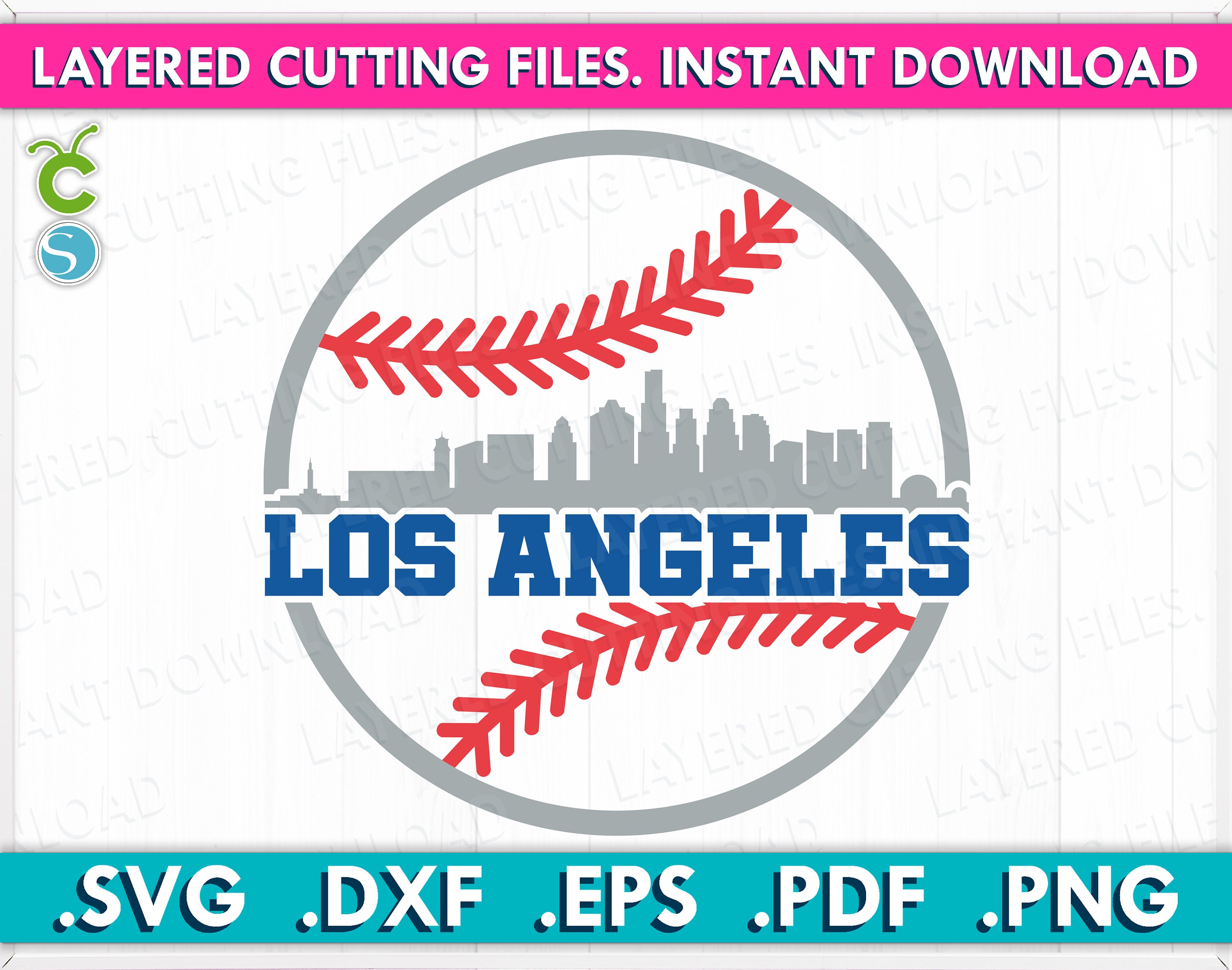Los Angeles Dodgers Bundle Svg Files For Silhouette Files For
