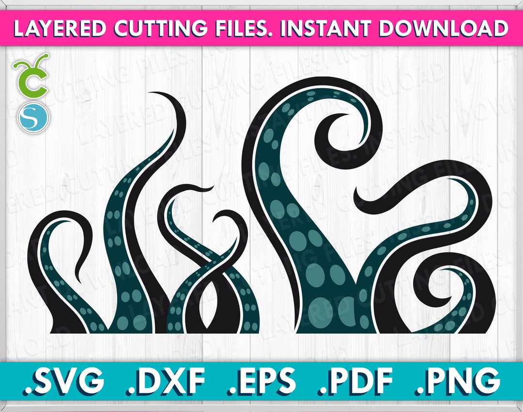 Buy Tentacles Svg Octopus Svg Squid Svg Tentacles With Suction Online ...