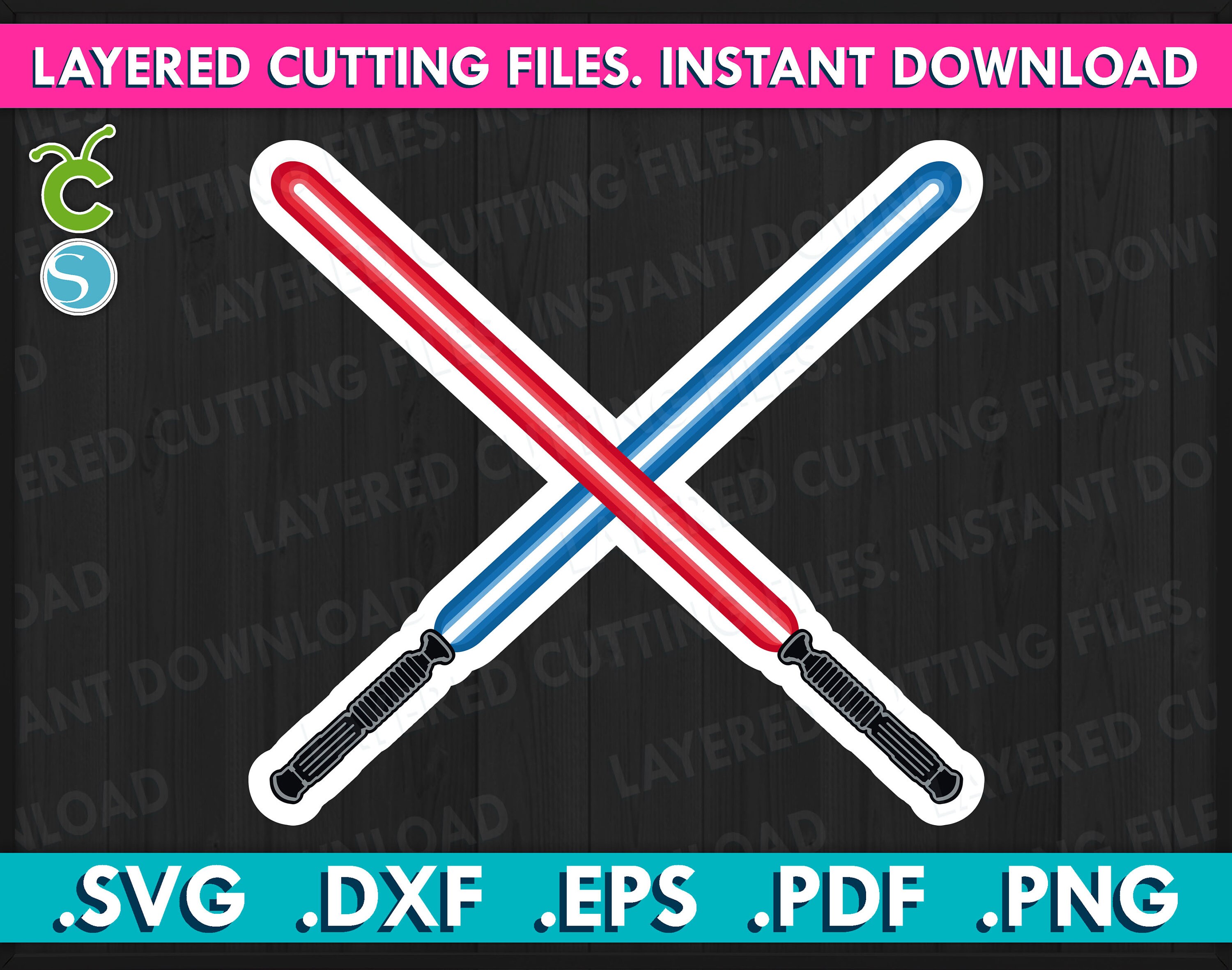 Crossed Lightsabers Svg Lightsaber Svg Red Lightsaber Svg - Etsy Australia