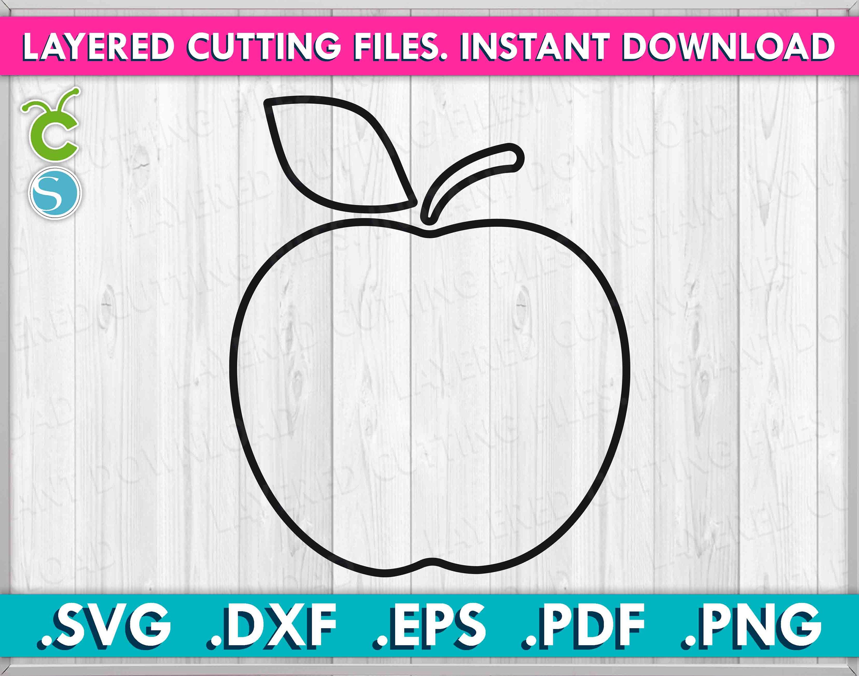 Apple Svg Apple Circuit Svg Cutting Files for Cricut - Etsy