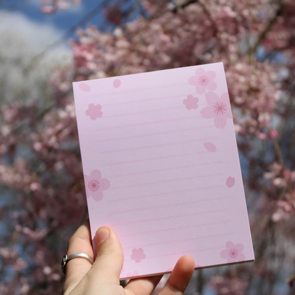 Cherry Blossom Notepad /sakura memo pad